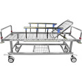 Carrito de emergencia de acero inoxidable para hospitales